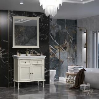 Зеркало Opadiris Кантара 85 00-00005565 Слоновая кость